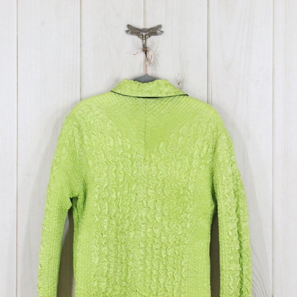 UBU Green Black Reversible Quilted Crinkle Packable Jacket Size XL - Picture 5 of 12